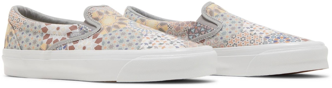 KITH x Vans Vault OG Classic Slip-On LX 'Multi Tile' Ubin Multicolor VN0A45JK6BR Cheap KITH x Vans Vault OG Classic Slip-On LX 'Multi Tile' Ubin Multicolor VN0A45JK6BR