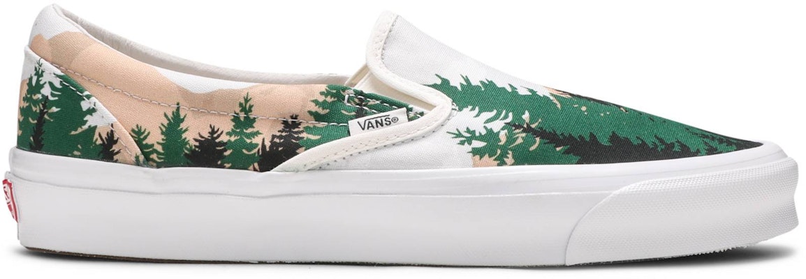 KITH x Vans Vault OG Classic Slip-On LX 'Treescape' VN0A45JK6CD Buy KITH x Vans Vault OG Classic Slip-On LX 'Treescape' VN0A45JK6CD