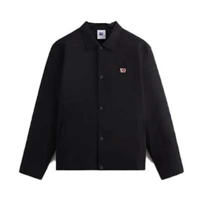 KITH Wilson Black Embroidered Button-Up Jacket W91M314708WBKA