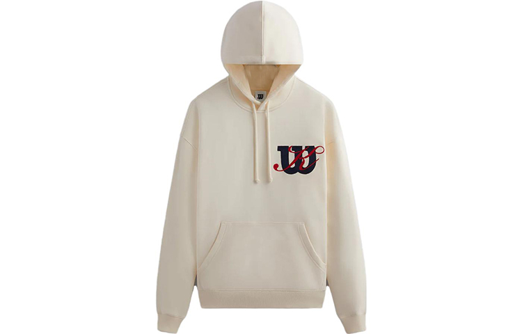 KITH Wilson Collaboration Letter Logo Hoodie Beige杏 KHM031240-104