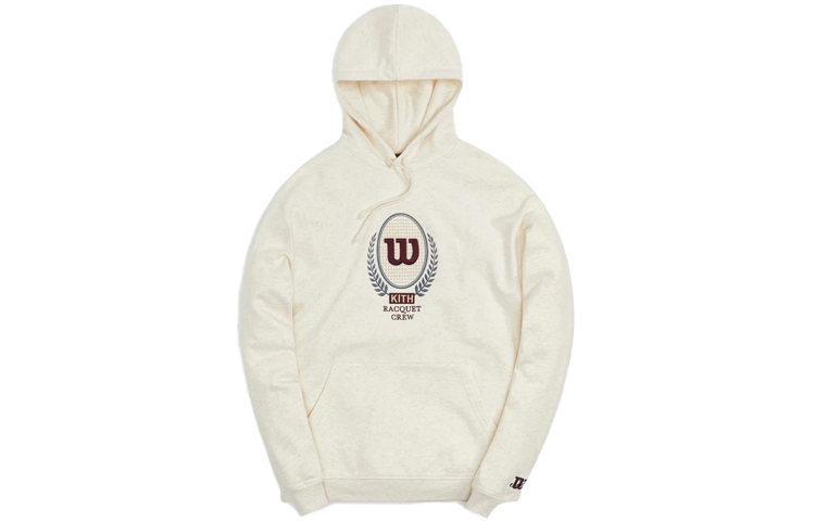 KITH Wilson Crest Hoodie Off-White Sweatshirt KHM030079-216