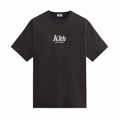 KITH Wilson Logo Print Black Short Sleeve T-Shirt Men’s Collaboration. KHM031196-001