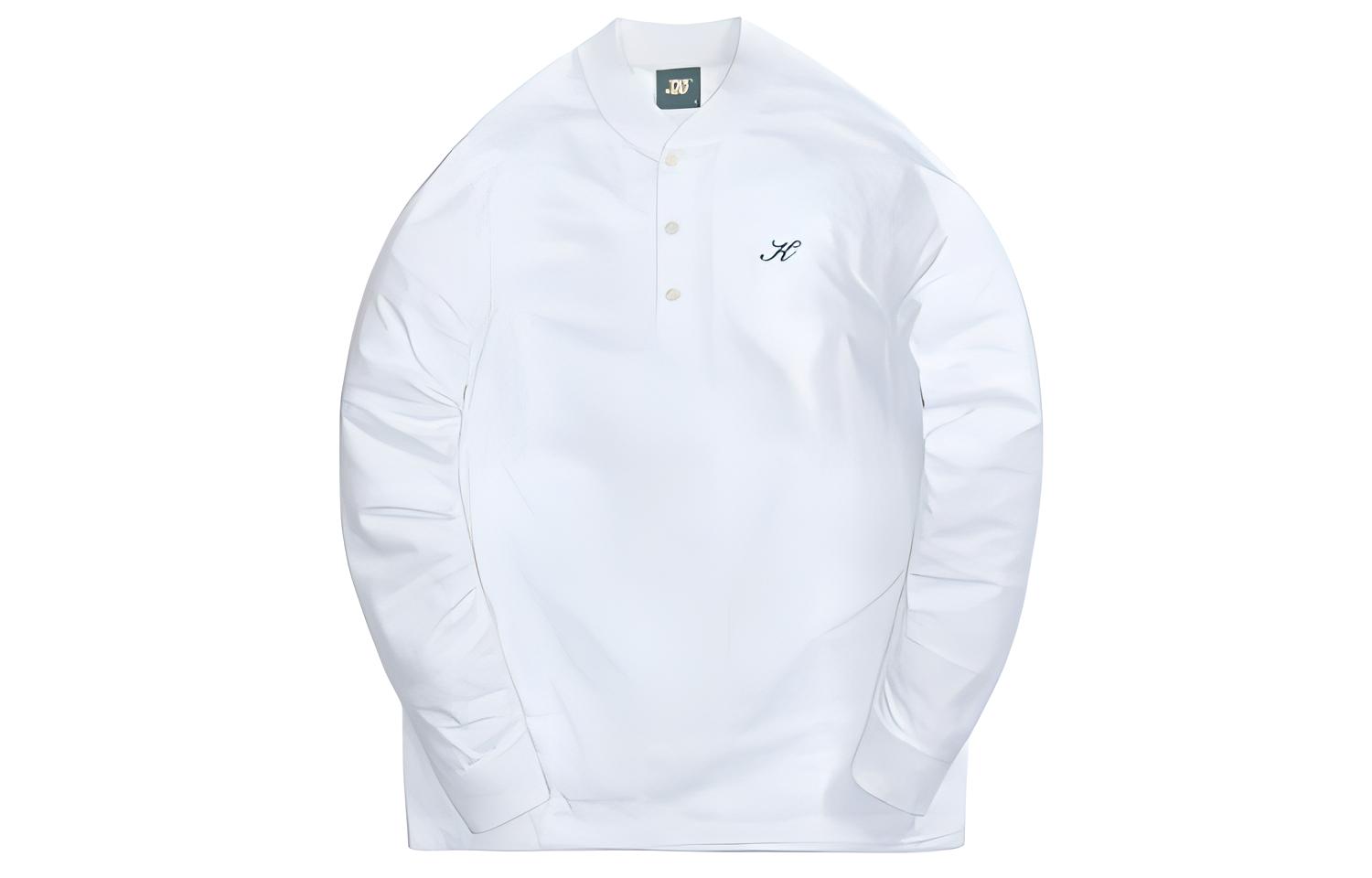 KITH Wilson Pearson Henley Pullover Sweatshirt White KHM030259-101