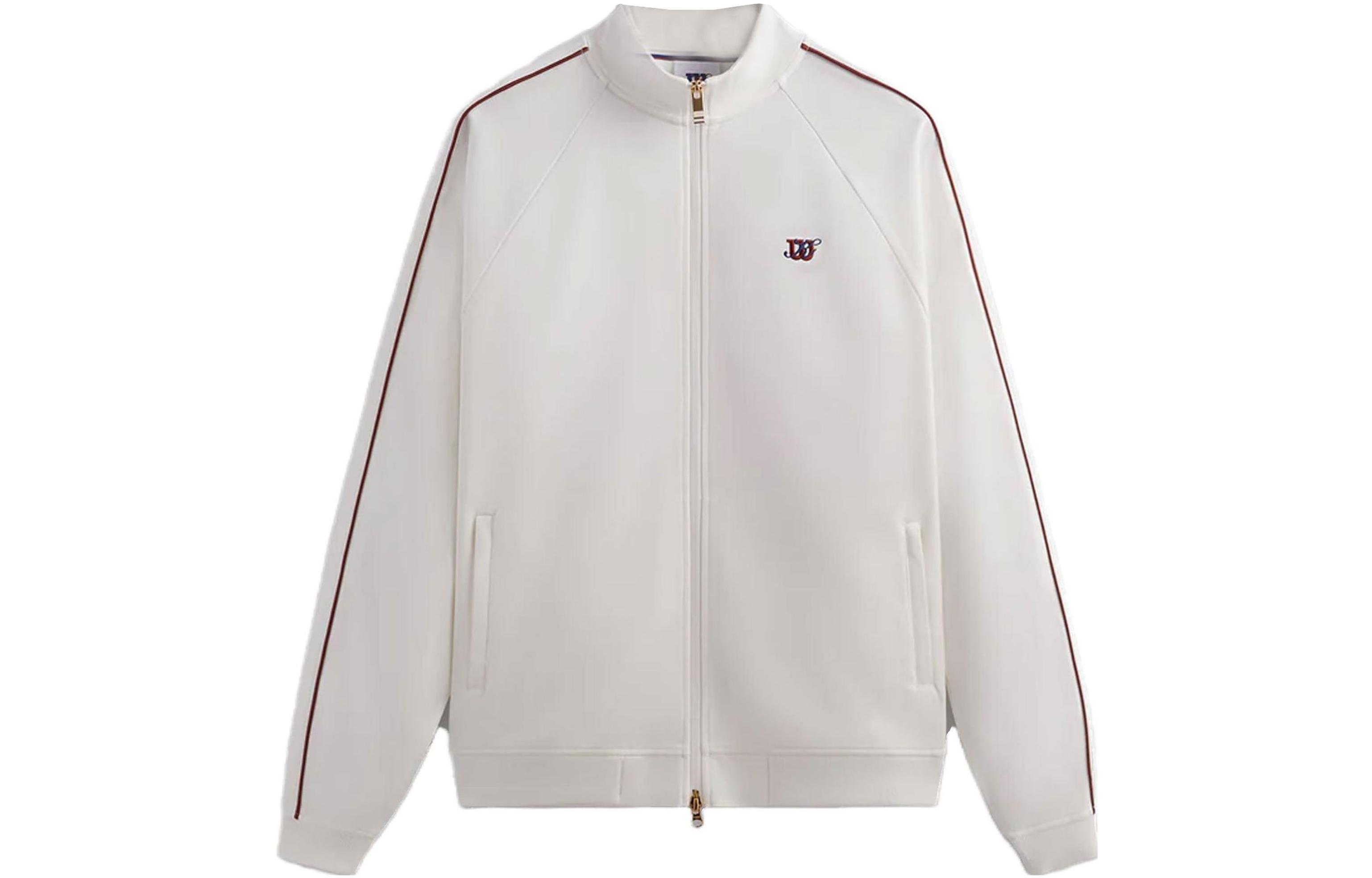 KITH Wilson White Windproof Casual Loose-Fit Sports Jacket W91M314506WWTE