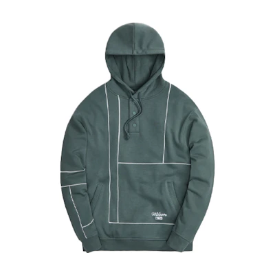 KITH Wilson Williams IV Hoodie Green Pullover Sweatshirt KHM030071-307