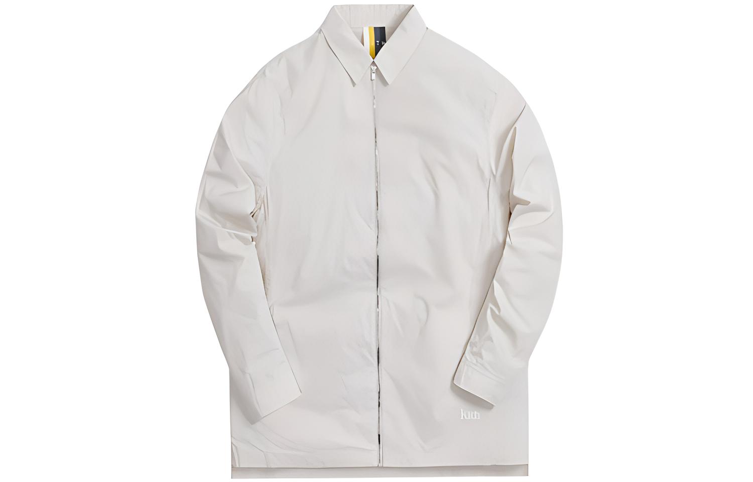 KITH Zip-Up Polo Collar Jacket Off-White KH3998-103