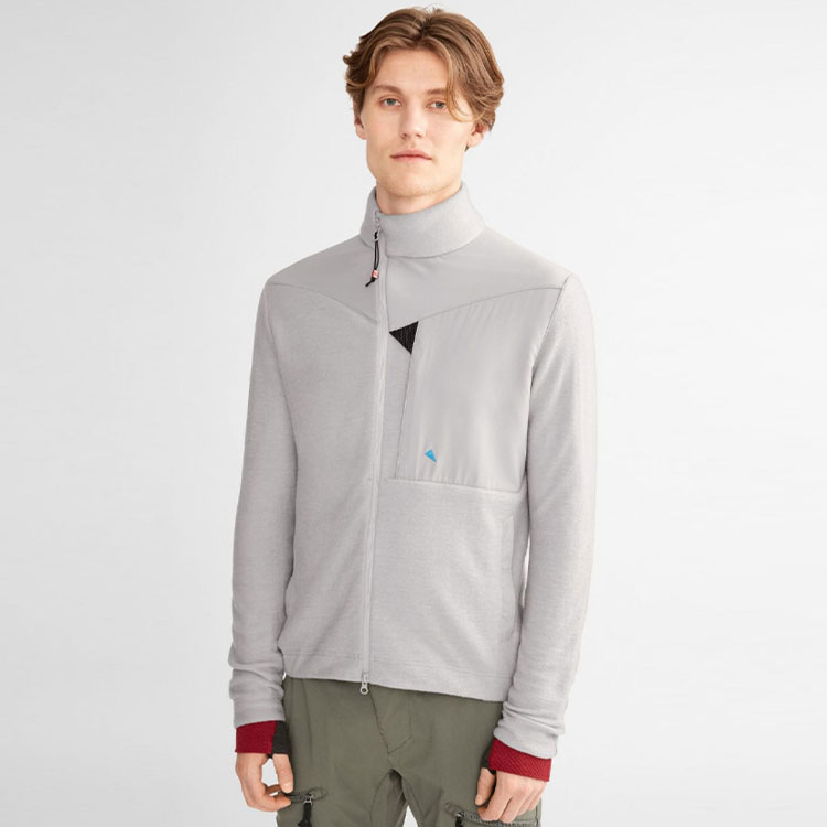 Lookbook KLATTERMUSEN Arngrim Jaket Fleece Kalis Angin Warna Campuran Wool 20676M