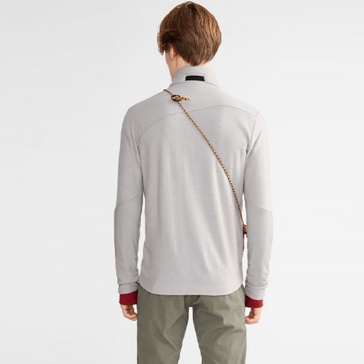 Shop KLATTERMUSEN Arngrim Jaket Fleece Kalis Angin Warna Campuran Wool 20676M