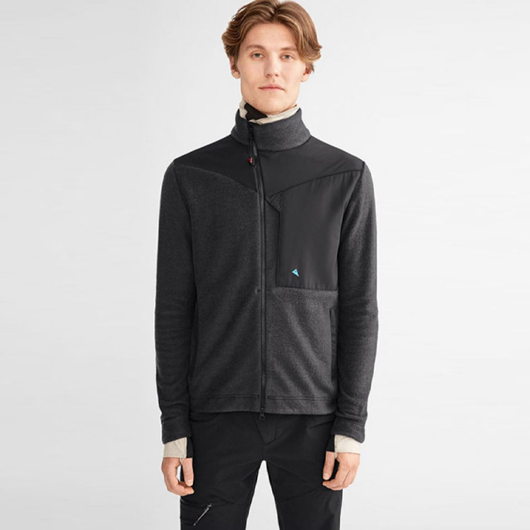 Details for KLATTERMUSEN Arngrim Jaket Fleece Kalis Angin Warna Campuran Wool 20676M