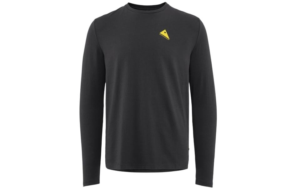 KLATTERMUSEN Black Crewneck Sweatshirt with Letter Print Design 20665M