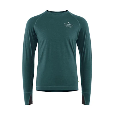 KLATTERMUSEN Fafne Crew Thermal Merino Wool Blend Long Sleeve Top 10028M