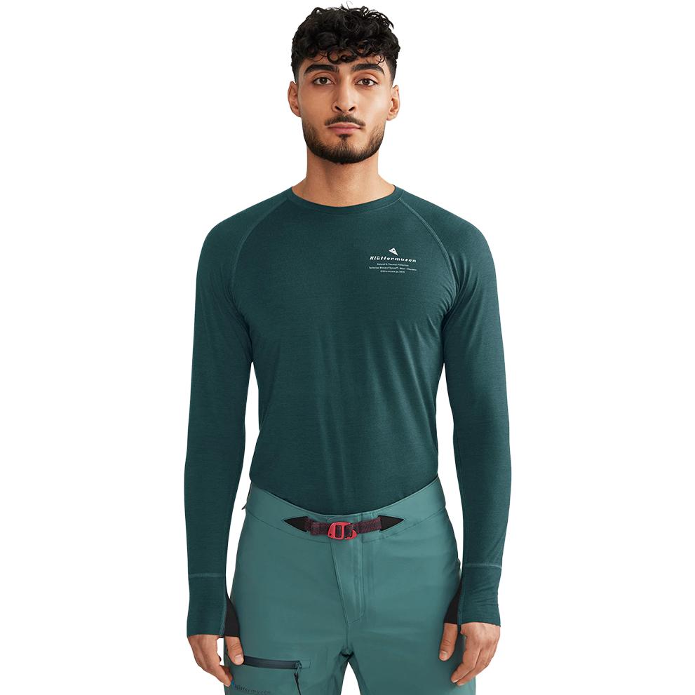 Lookbook KLATTERMUSEN Fafne羊毛混纺长袖保暖上衣 10028M