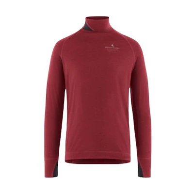 KLATTERMUSEN Fafne Red High-Neck Pullover Sweatshirt Printed Design 20630M