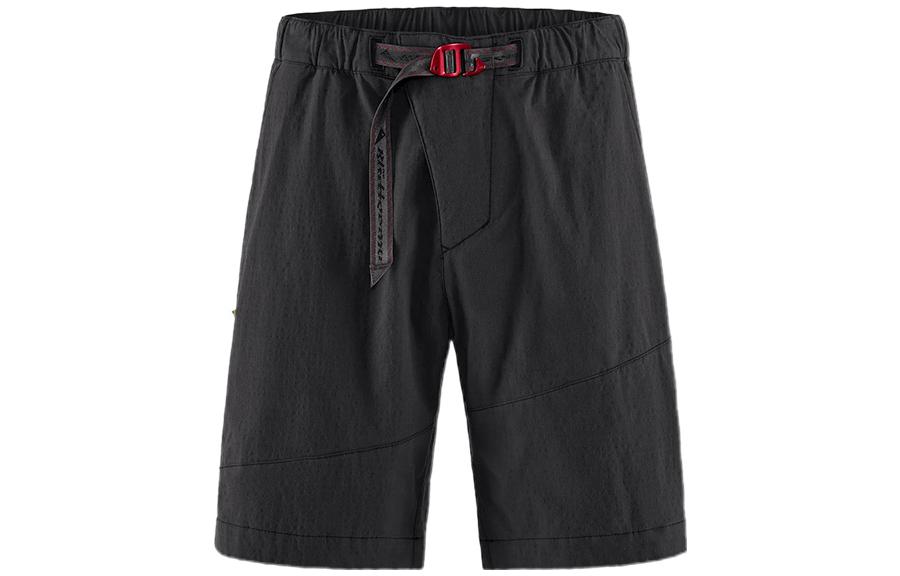 KLATTERMUSEN Ivalde  Black Outdoor Casual Straight Shorts. 15602M