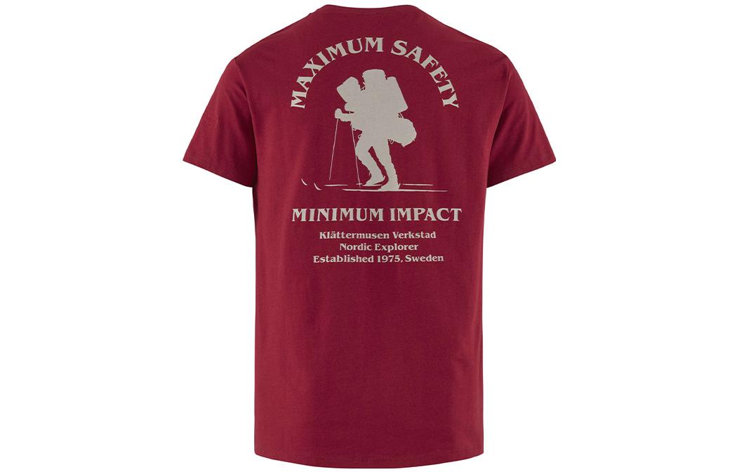Klattermusen Nordic Explorer Red Brown  Breathable Relaxed Fit T-Shirt 20645M