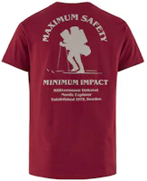 Klattermusen Nordic Explorer Red Brown Breathable Relaxed Fit T-Shirt 20645M Klattermusen Nordic Explorer Red Brown Breathable Relaxed Fit T-Shirt 20645M