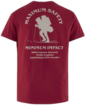 Klattermusen Nordic Explorer Red Brown Breathable Relaxed Fit T-Shirt 20645M Buy Klattermusen Nordic Explorer Red Brown Breathable Relaxed Fit T-Shirt 20645M