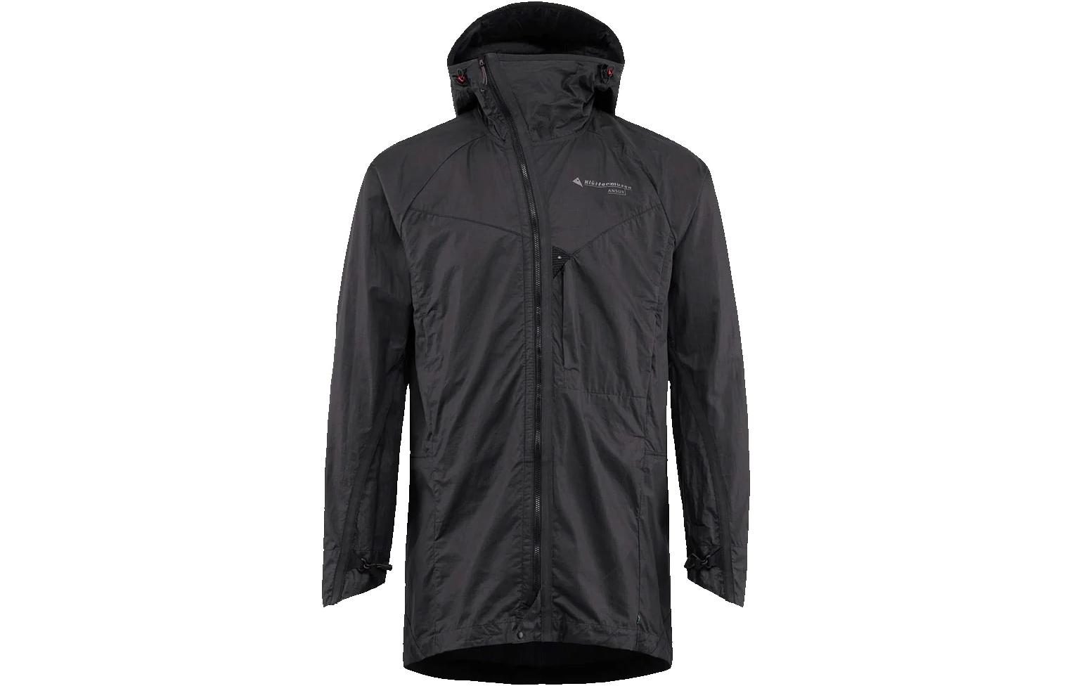 KLATTERMUSEN Solid Black Hooded Zip-Up Jacket 10635S