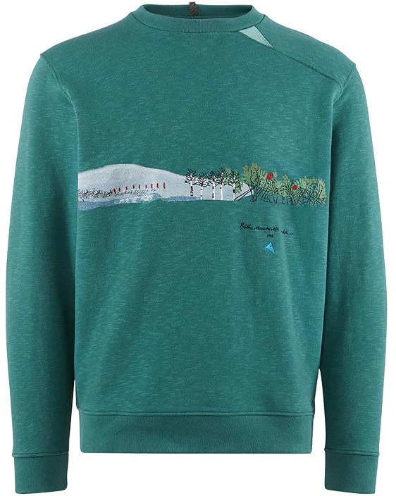 klattermusen-turid-crew-sweatshirt-artist-edition-scenic-print-unisex-green-10307-m