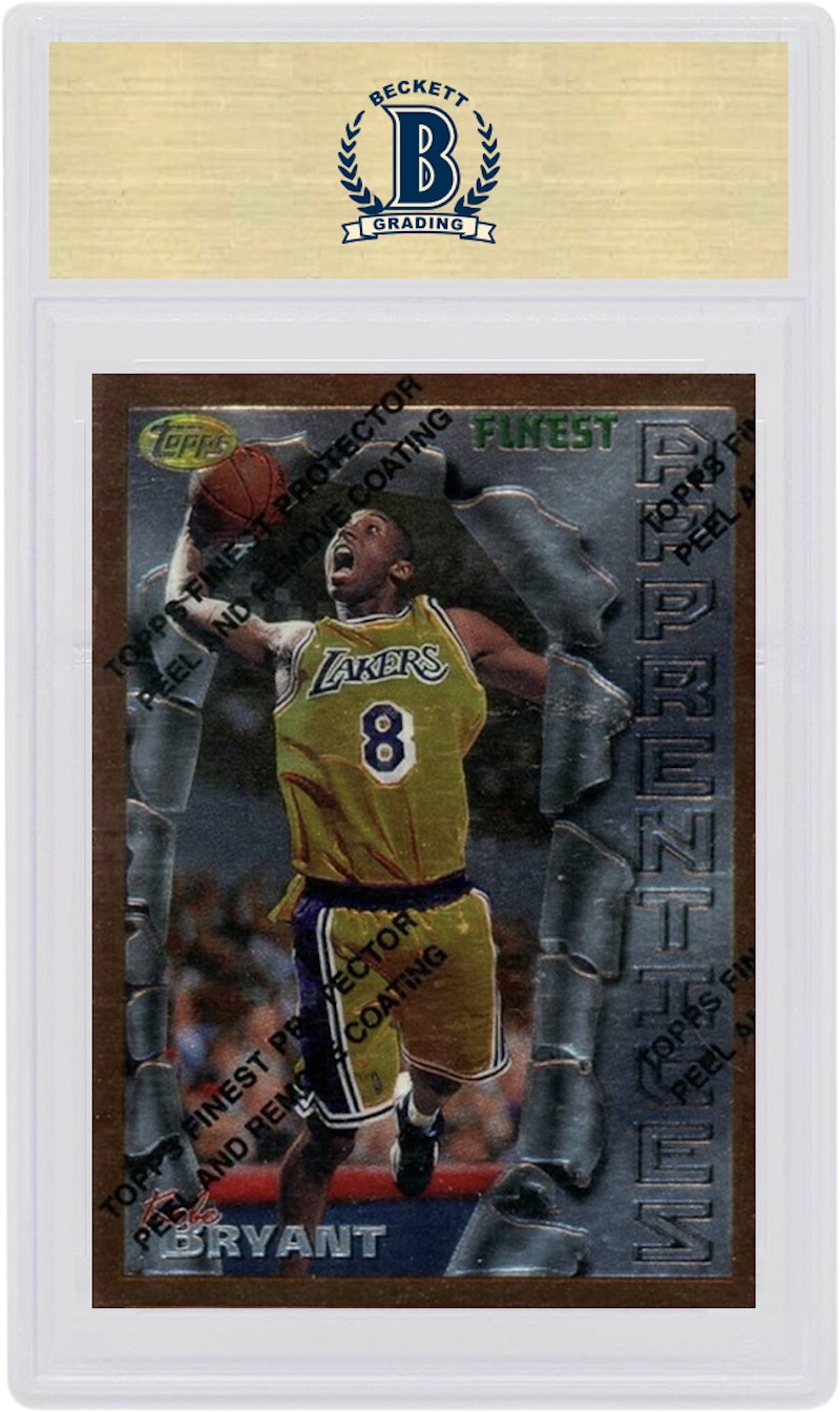 Order Kartu Rookie Kobe Bryant 1996 Topps Finest #74 dengan Coating
