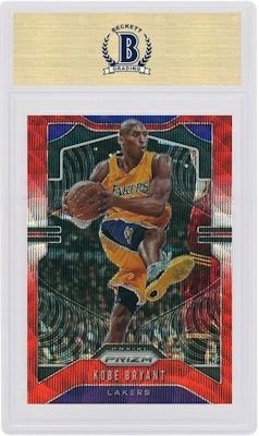 Kobe Bryant 2019 Panini Prizm Ruby Wave #8 Order Kobe Bryant 2019 Panini Prizm Ruby Wave #8