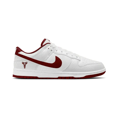 Kobe Bryant Nike NikeDunk Low Protro 'Lower Merion - White Team Red'