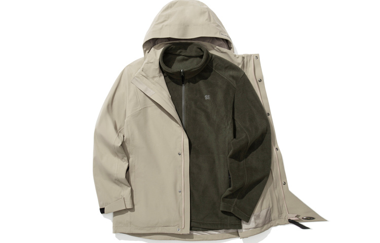 KOLON SPORT 24Nature 3-in-1 Waterproof Windproof Fleece Jacket LHJK2WNT31