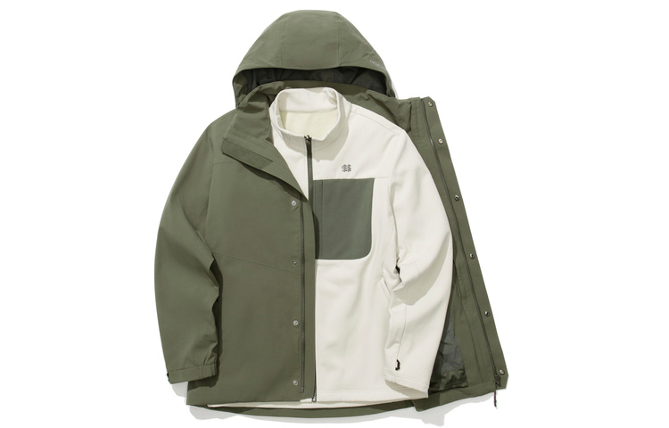 Kolon Sport 24Nature Series 3-in-1 Waterproof Windproof Jacket LHJK2WNT33