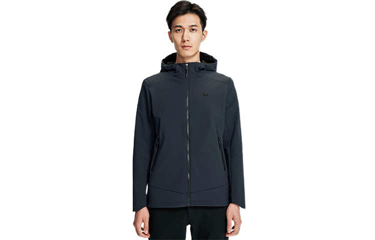 KOLON SPORT 24Nature Windproof Water-Resistant Stretch Hooded Jacket - Men LHJK1WN127