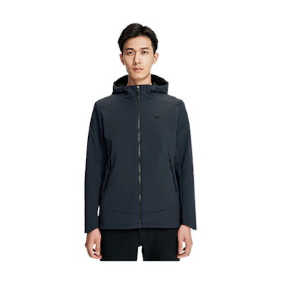 KOLON SPORT 24Nature Windproof Water-Resistant Stretch Hooded Jacket - Men LHJK1WN127