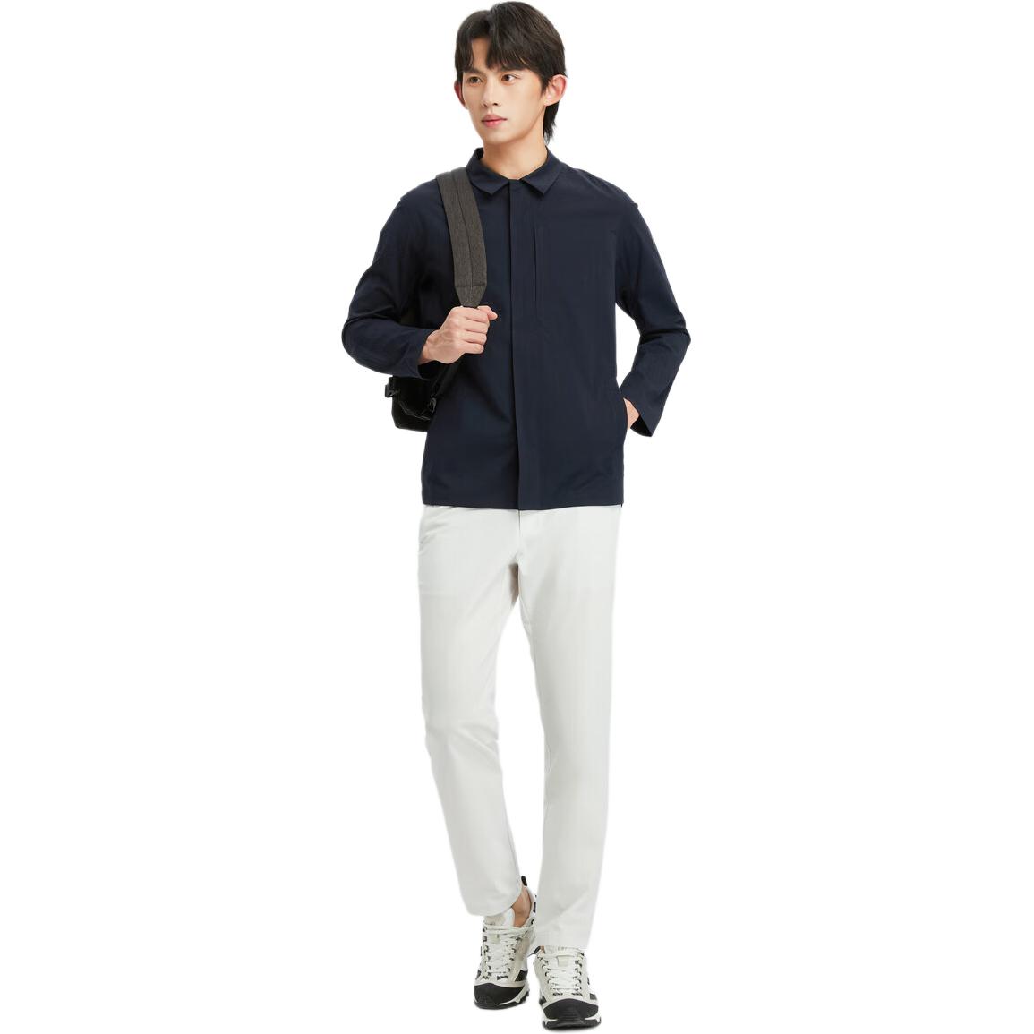 Sizing KOLON SPORT Jaket Kemeja Zip-Up Kasual Luar Trafik. LHJK4MT525