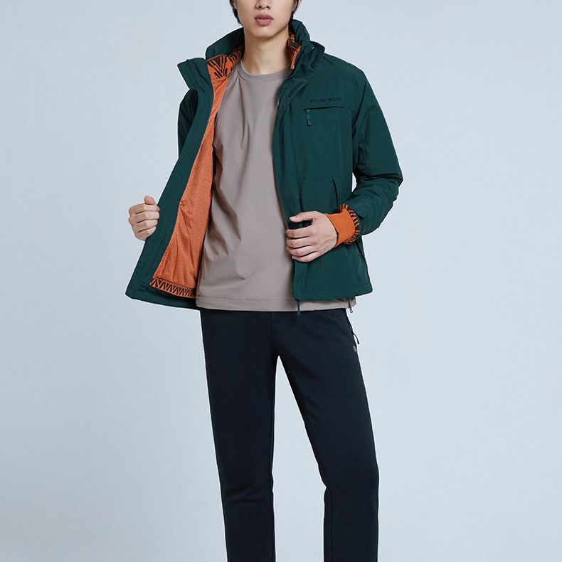 KOLON SPORT  Hooded Fleece-Lined 3-in-1 Zip Jacket Outdoor Casual Wear JWJJW22231 圖 12