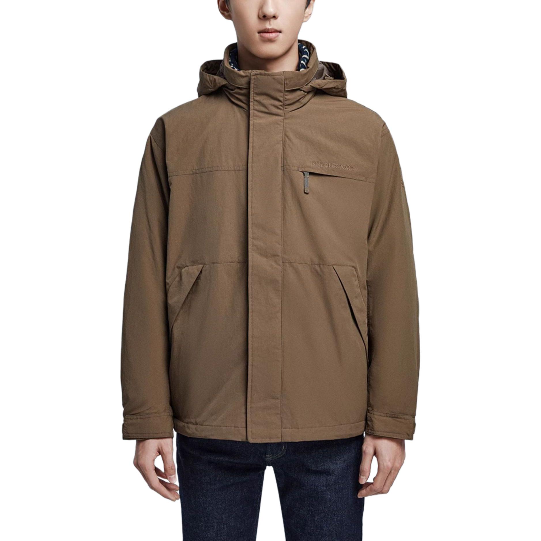 KOLON SPORT  Hooded Fleece-Lined 3-in-1 Zip Jacket Outdoor Casual Wear JWJJW22231 圖 6