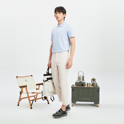 KOLON SPORT 輕量戶外旅行吸濕排汗長褲 LHLP4MT573 3