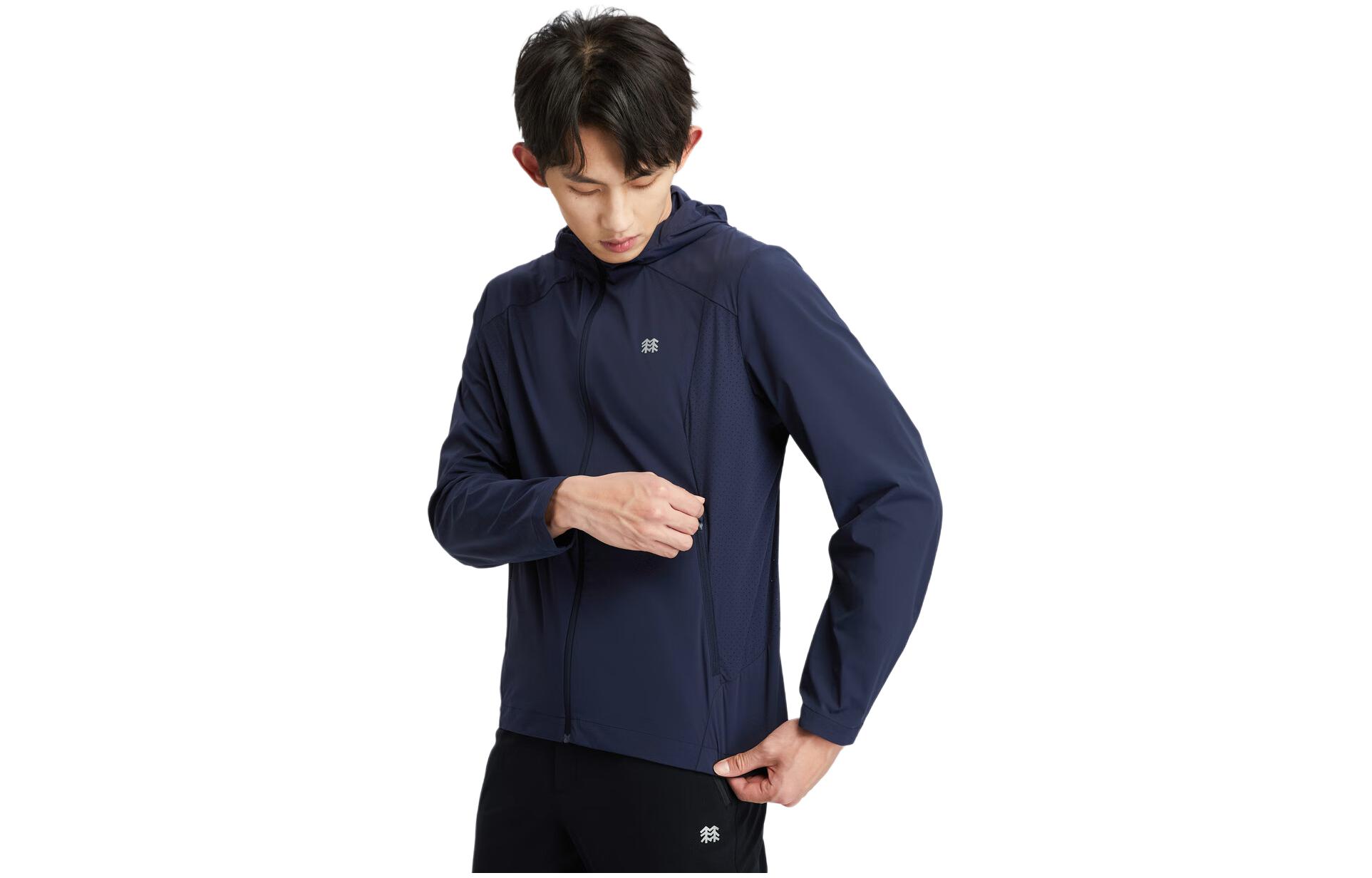Sizing KOLON SPORT Jaket Hoodie Kalispas UV Perlindungan Kedap Air Ringan LHJK4MN193