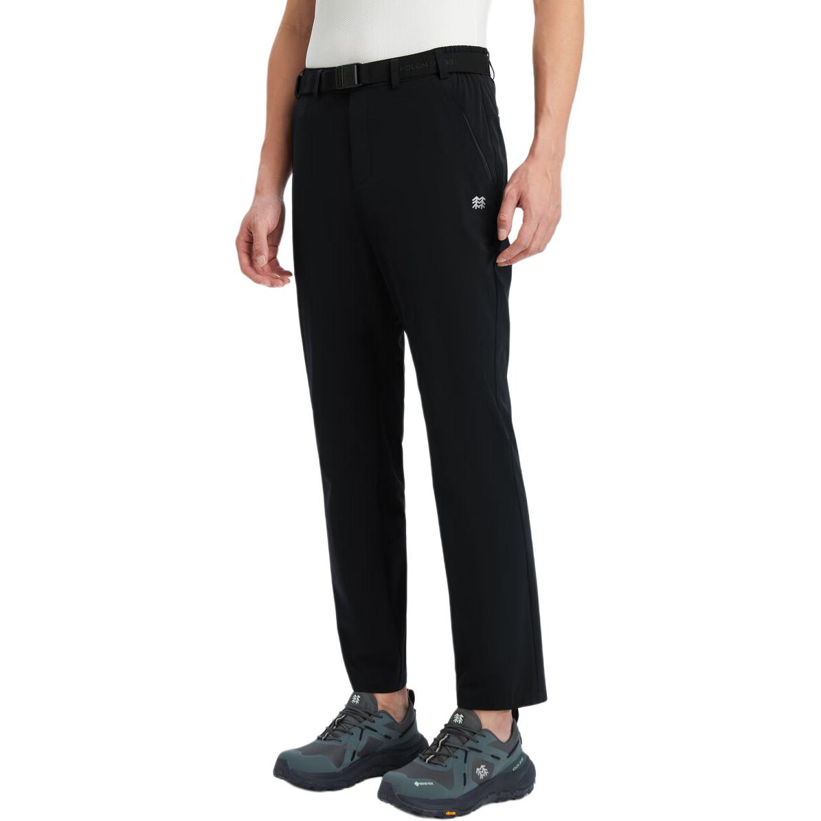 Details for KOLON SPORT Seluar Santai Kaki Lurus Zip Luaran - Warna Solid LHLP4MN209