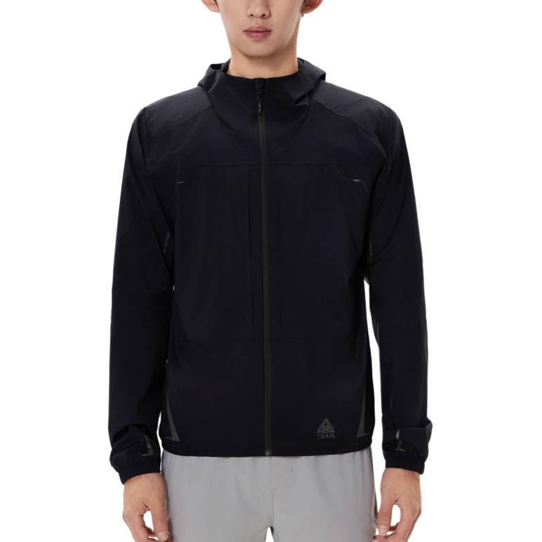 KOLON SPORT  Trail Running Hoodie Jacket - Casual Solid Long Sleeve LHJK4MNK39