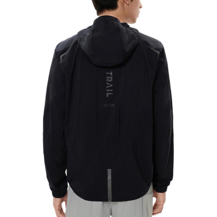 Lookbook KOLON SPORT Hoodie Jaket Larian Trail - Lengan Panjang Kasual Padat LHJK4MNK39