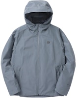 KOLON SPORT Waterproof Hooded Windbreaker Jacket Gray Blue 6MJWX24101-BGY KOLON SPORT Waterproof Hooded Windbreaker Jacket Gray Blue 6MJWX24101-BGY