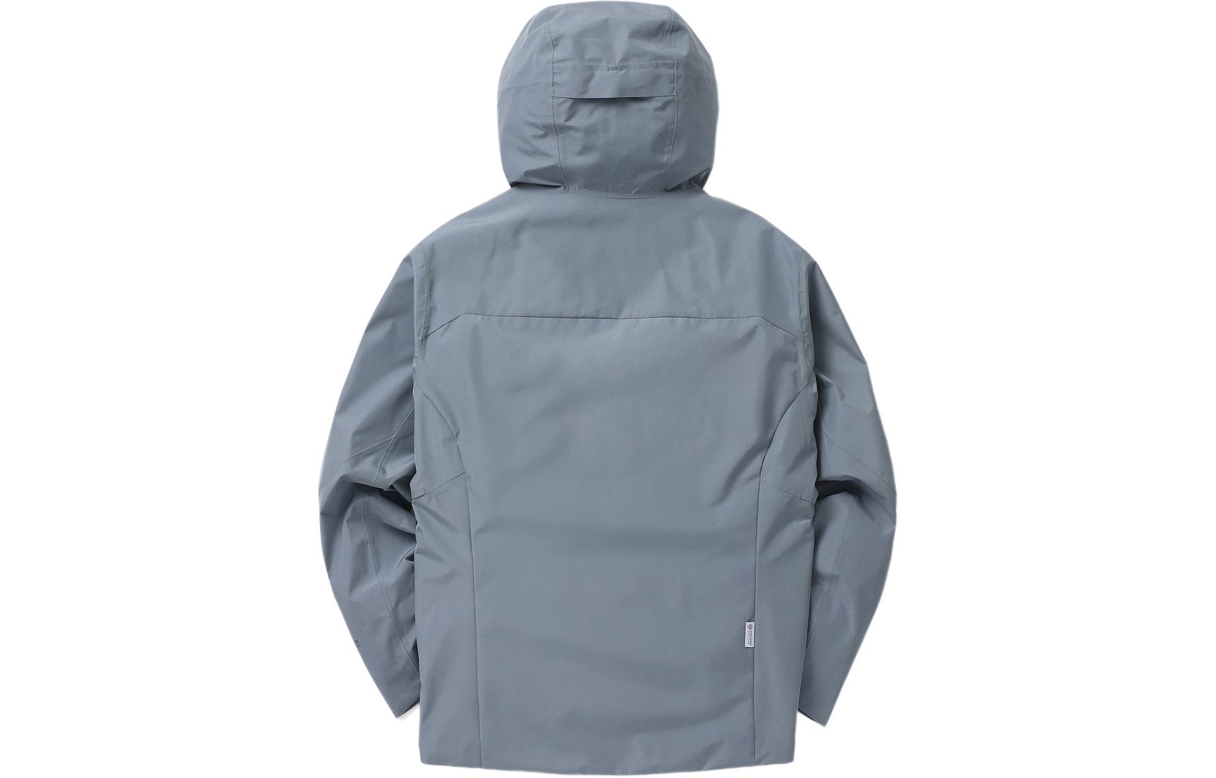 Lookbook KOLON SPORT Jaket Kalis Air Berhud Tahan Angin Kelabu Biru 6MJWX24101-BGY