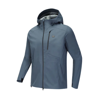 KOLON SPORT Windproof Waterproof Softshell Hooded Jacket. LHJK4MNT05