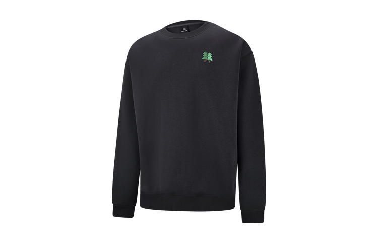 KOLON SPORT Camp Unisex Anti-Static Graphic Crewneck Sweatshirt LUMT4WTT54