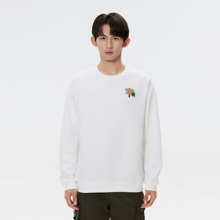 Details for KOLON SPORT 露营男女通用防静电图案圆领卫衣 LUMT4WTT54