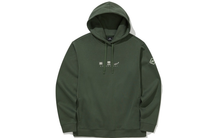 KOLON SPORT CAMPING Chenille Fleece Hoodie - Simple Warm Design LHMT2WT563