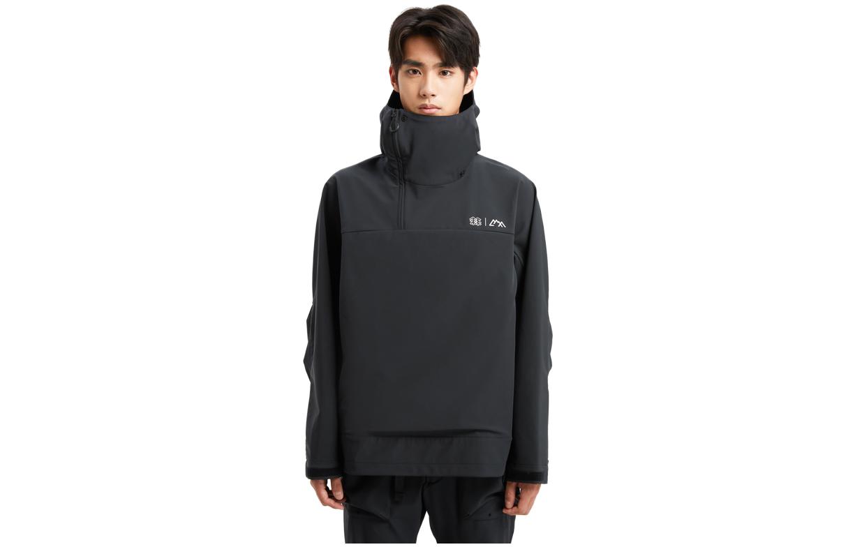 KOLON SPORT CMF Black Unisex Windproof Hoodie LUMT3WT911-BK