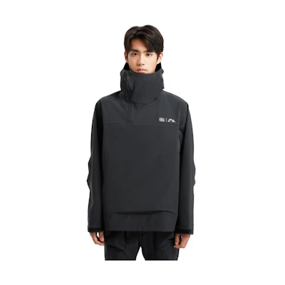 KOLON SPORT CMF Black Unisex Windproof Hoodie LUMT3WT911-BK