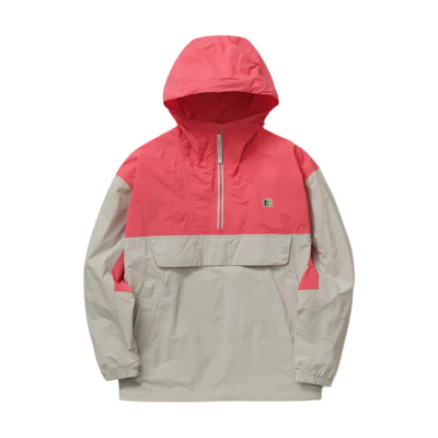 Kolon Sport Colorblock Hooded Zip Jacket Unisex Light Beige JWJJM24291LBE