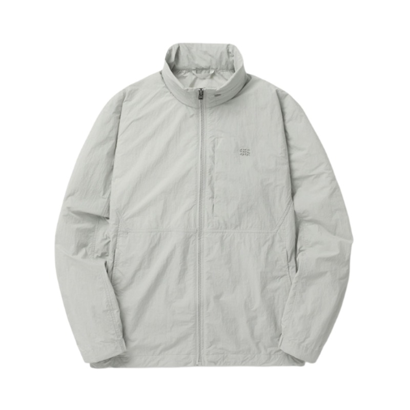 Kolon Sport Detachable Hooded Zip Jacket Light Grey TLJJM24501LGI