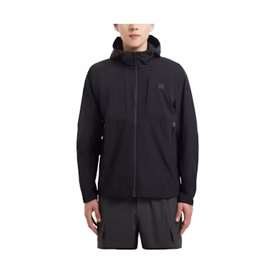 KOLON SPORT EXTREME Black Hooded Stretch Woven Casual Jacket LHJK3WEK53