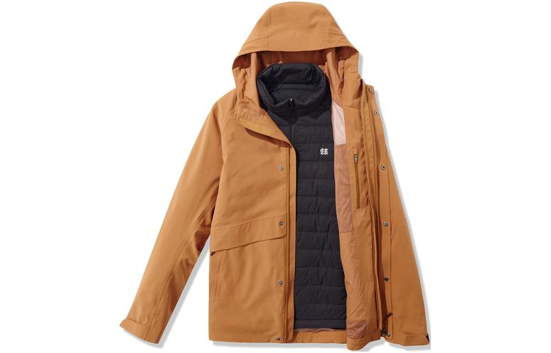 KOLON SPORT FW23 Waterproof 3-in-1 Outdoor Jacket with Down Liner Unisex LHJK3WNT87V